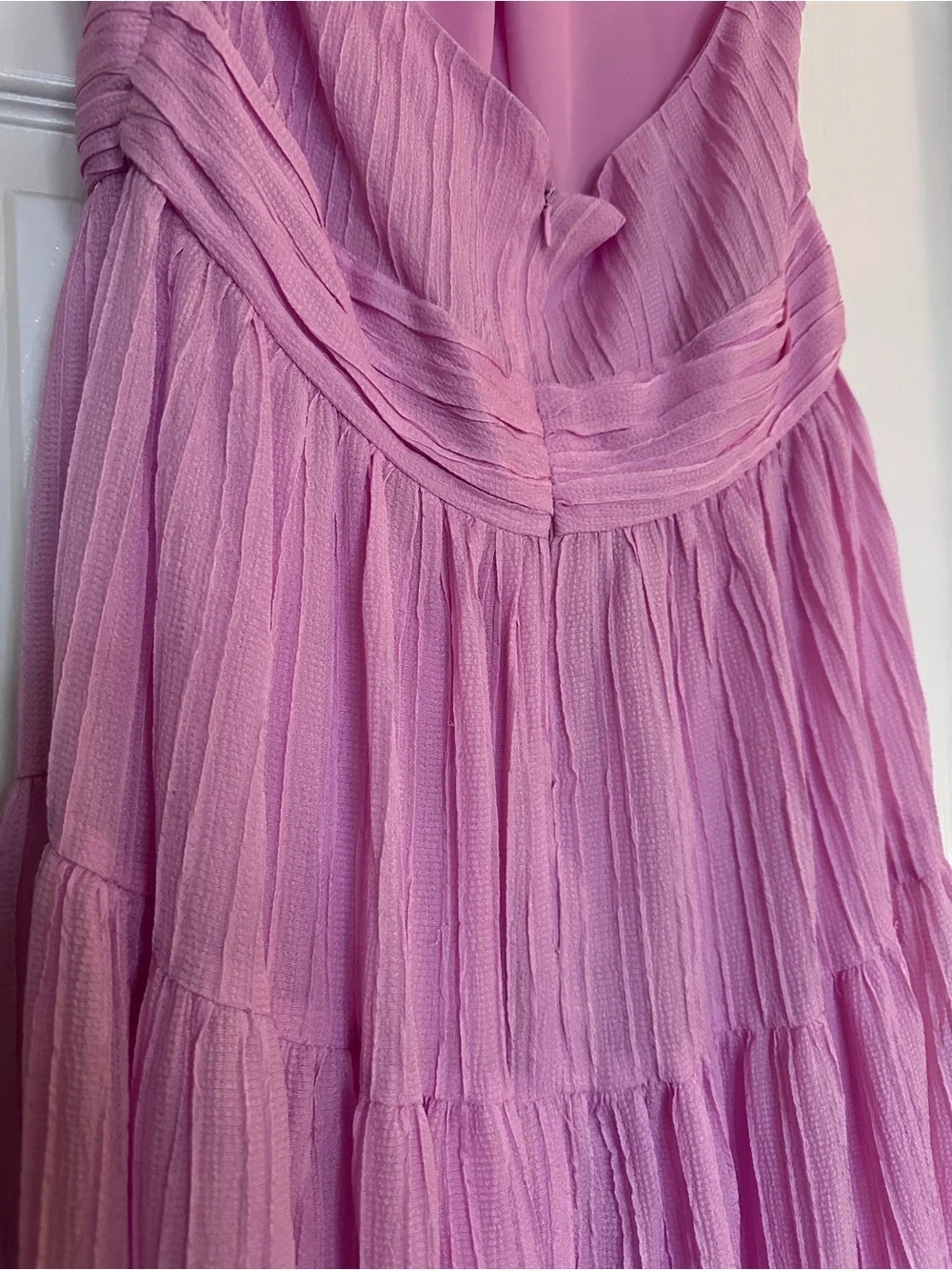 Astr Girls' Lavender Halter Tiered Maxi Dress